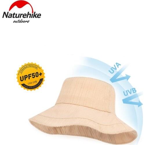Naturehike Summer Bucket Hats UV Protect Sunscreen Travel Cap Female Leisure For Outdoor Camping Hiking Fishing NH21FS536