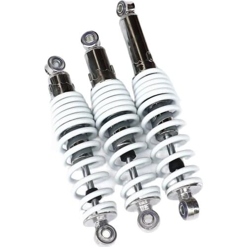 Motorcycle Front Shock Absorber 250mm 260mm 270mm 280mm 305mm 320mm White 8mm For ATV Motorcycle Shock Absorber Accessories