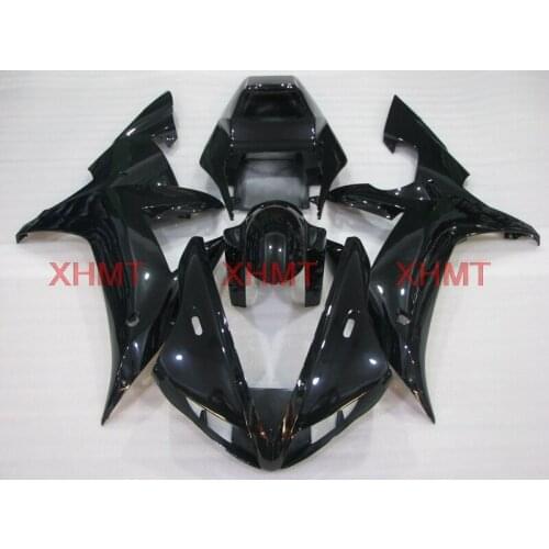For YAMAHA YZFR1 2002 - 2003 Plastic Fairings YZF R1 2002 Fairings YZF R1 02 glossy Black Full Body Kits