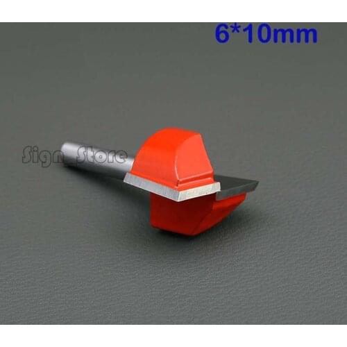 1pc Diameter Shank 6mm *10mm High Presition CNC Router bottom cleanning bits