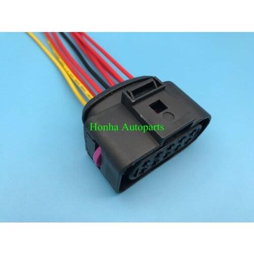 10pcs 10 PIN 3.5mm 1J0973735 1J0 973 735 HEADLIGHT ELECTRICAL PLUG FOR A6 C5 3.0 2003