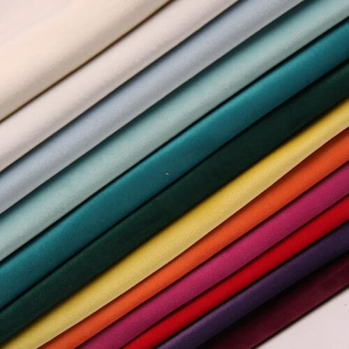 100cmx150cm High-end Solid Color Dutch Velvet Italian Velvet Sofa Cover Cushion Tablecloth Home Decoration Plush Velvet Fabric