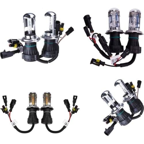 2X Bulb AUTO HID BI-Xenon Beam HI / LOW Bulb H4 (55W, 6000K)