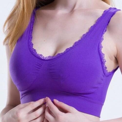 Seamless Underwear Wireless Professional Casaul Bra Women Push Up Fitness Bra Top Vest