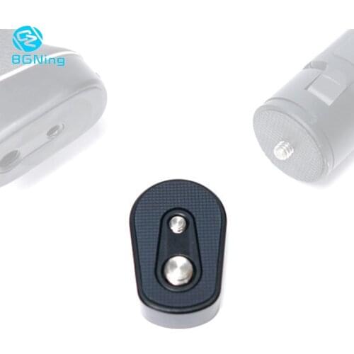 BGNing Quick Release Plate Bottom Base Extension Mount Microphone Adapter For Ronin S/Moza Air2 Handheld Gimbal Accessories