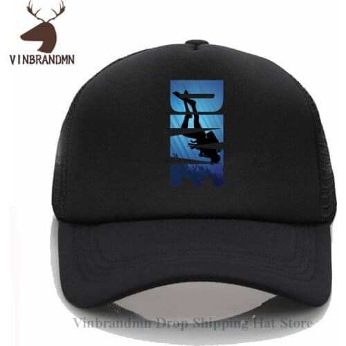 Scuba Dive Brand Women Baseball cap New Fashion Diver Bucket hat Female Girl 100% Cotton O-Neck Diving Surfing Fashion visor hat