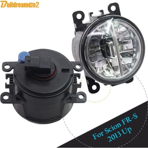 Buildreamen2 2 X Car 4000LM Front LED Fog Light Daytime Running Lamp DRL White 12V Styling For Scion FR-S FRS 2013 Onwards