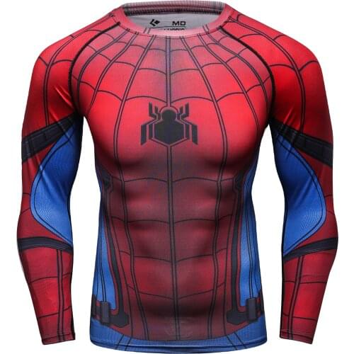 Quick Dry Polyester Spandex Sport Shirts 3D Print Printed Rashguard