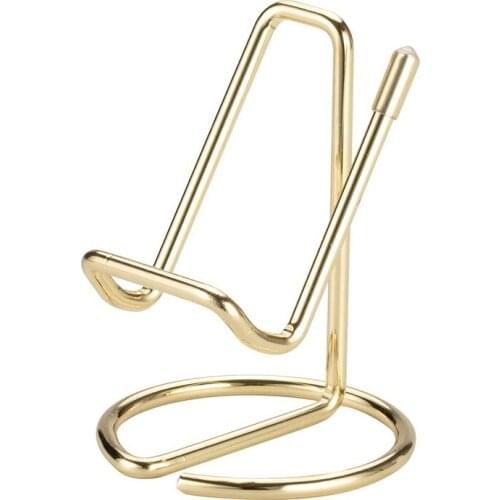 Business Card Holder for Desk, Metal Business Card Display Holder Stand, Office Desktop Name Card Holder