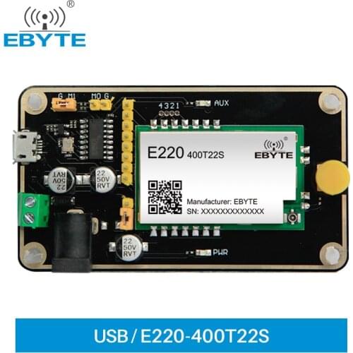 Test Board Kit for E220-400T22S Wireless Serial Port Module USB Board RF Module Ebyte E220-400TBL-01