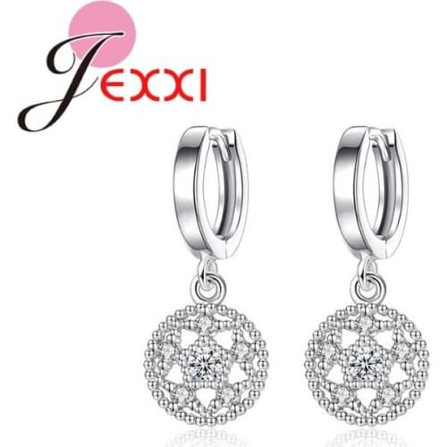 Fashion Stylish 925 Sterling Silver Jewelry Earrings For Women Girls Party Birthday Gifts AAA Cubic Zirconia Accessories