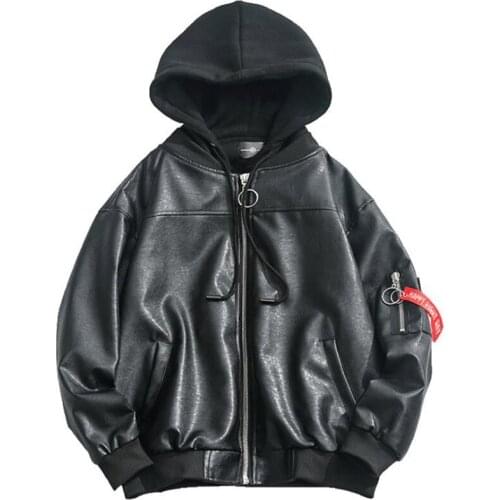 Mens Leather Jacket New Fashion Bike Motorcycle PU Leather Coats Men Casual Faux Jacket Streetwear Clothing chaqueta cuero