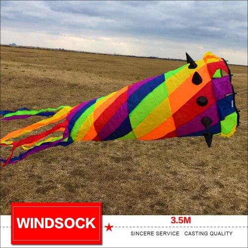 New Arrival 3.5M Kite Windsock Tail for Audlts High Quality Spin Tail