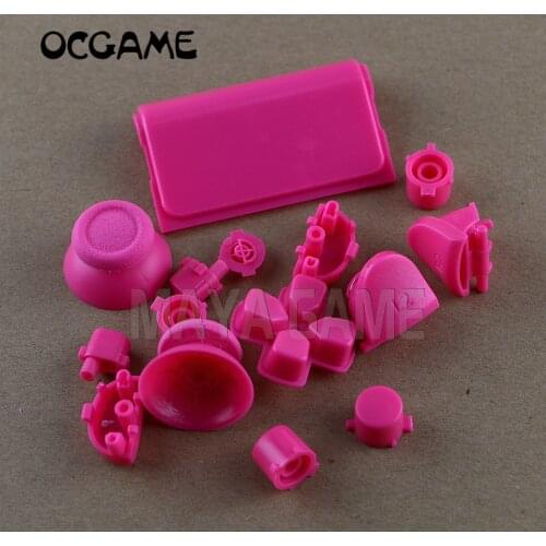 OCGAME 30SETS/LOT R2/L2 R1/L1 buttons Dpad Guide button black thumbsticks For Sony PS4 Controller full set buttons