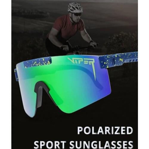 PIT VIPER Cycling Glasses UV400 Outdoor Polarized Sports Eyewear Fashion Bike Bicycle Sunglasses Mtb Goggles with Case