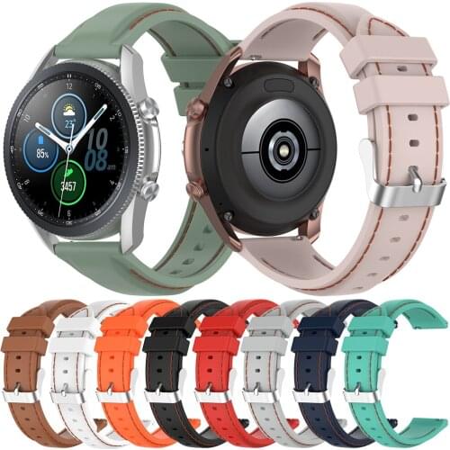 Essidi Silicone 20 22mm Bracelet Band For Samsung Galaxy Watch 3 41mm 45mm Galaxy 42mm 46mm Wrist Strap For Active 1 2 40 44mm