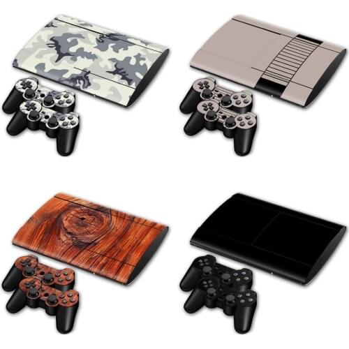 Good design for Ps3 super slim 4000 Console and Controllers stickers for ps3 slim 4000 vinyl sticker