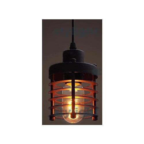 Vintage CAGE FILAMENT PENDANT lamp industrial lighting Country style Dining Room Lving Room Bar Light pendant lights