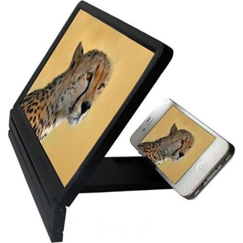 3D Magnifier Mobile Phone Screen Amplifier HD Radiation Eye Protection Magnifier Folding Portable Cell Phone Amplifier
