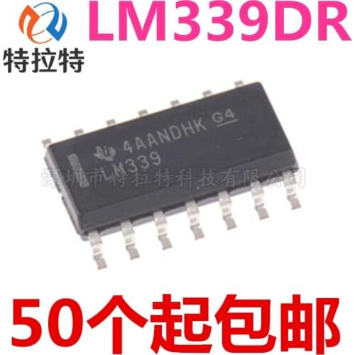 10pcs/lot Lm339 Lm339dr Sop-14 Four-Way Voltage Comparator Chip Brand New