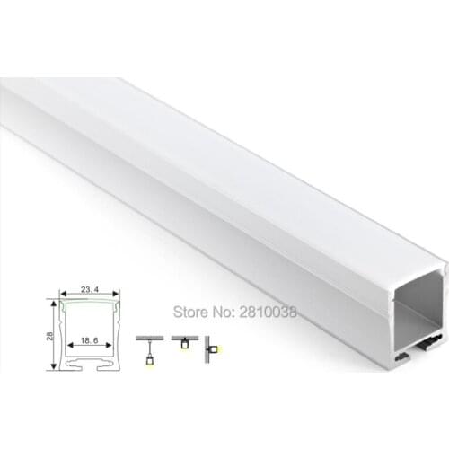 10 X 2M Sets/Lot Surface mounting aluminum profile led and U type led aluminium profile extrusions for wall lights