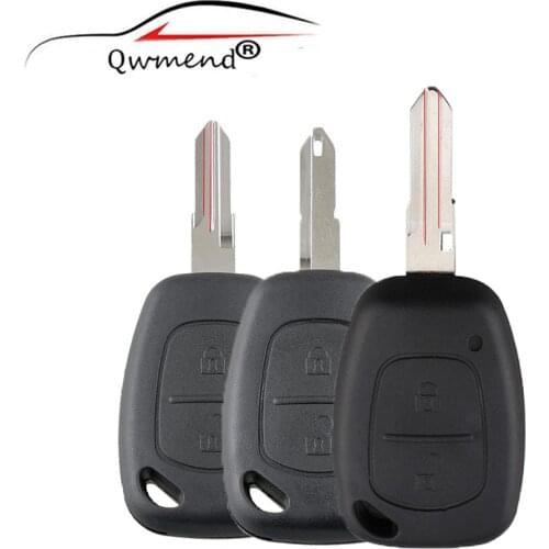 2 Buttons Car Remote Key Shell Case for Vauxhall Opel Movano/Vivaro for Renault Traffic Kangoo for Nissan Primastar