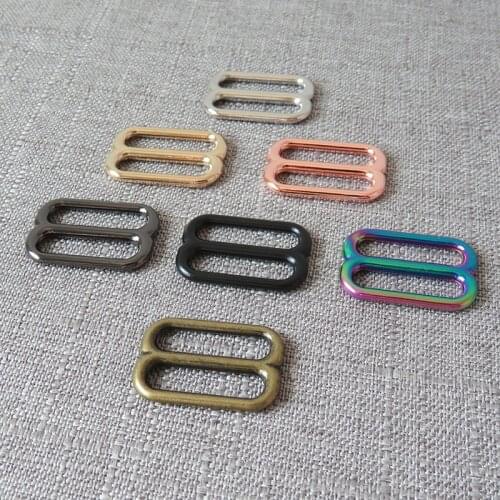 20 Pcs 25mm Webbing Metal Belt Buckles Handbag Bag Dog Cat Collars Knapsack Garment Strap Clasp Sewing Accessory Slider Adjuster