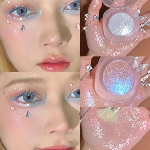 Diamond Makeup Highlighter Glitter Mashed Potatoes Texture Face Body Contour Natural Brighten Cosmetics