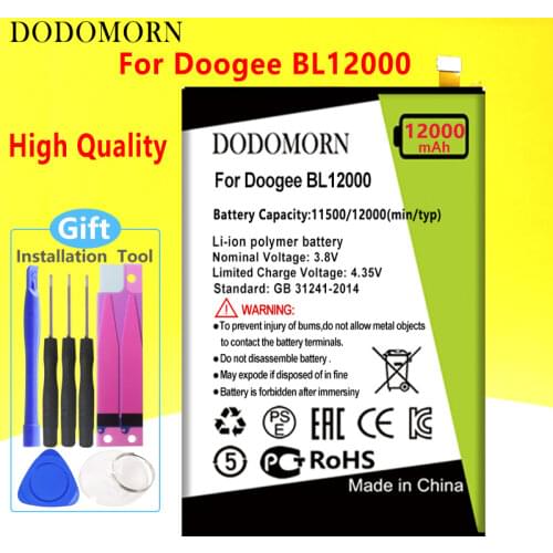 DODOMORN DOOGEE BL12000 Phone Batteries