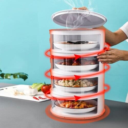 Household Kitchen Refrigerator Transparent Sealed Stackable Food Insulation Cover Dustproof Vegetable Cover Storage Box