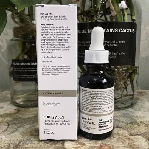 Facial Essence 30ML EUK 134 0.1% Water Free High Potency Antioxidant Formula Anti-oxidant Essence Brightening