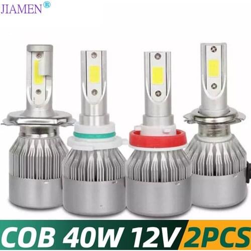 JIAMEN New Arrivals Car Lights Bulbs LED H4 H7 9003 HB2 H11 LED H1 H3 H8 H9 880 9005 9006 H13 9004 9007 Auto Headlights 12V Led
