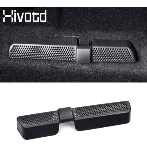Hivotd For Skoda Kodiaq Car Under Seat Rear Heater Air Conditioner Duct Grille Vent Outlet Protective Covers Anti-blocking Parts
