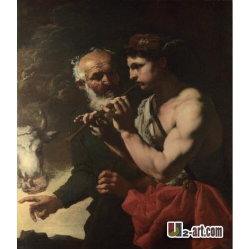 Canvas Prints (Johann Carl Loth) wholesale modern art printed canvas painting of living hall Religion-228