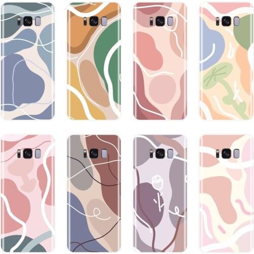 Soft Phone Case For Samsung Galaxy Note 4 5 8 9 Silicone Aesthetic Art Back Cover For Samsung Galaxy S5 S6 S7 Edge S8 S9 Plus