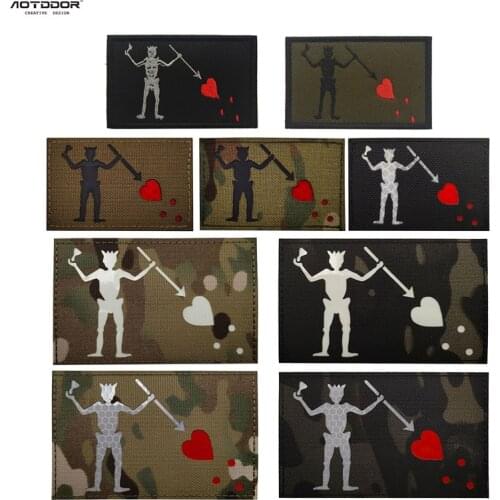 US NAVY SEAL TEAM FLAG Velcros PATCH BLACKBEARD PIRATE EDWARD TEACH PATCH BADGE