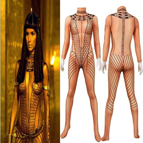 New The Mummy 2 Cosplay Costume Anck-su-namun Mummy Zentai Suit Anck Su Namun Suit Halloween Bodysuit Adults Kids Jumpsuit