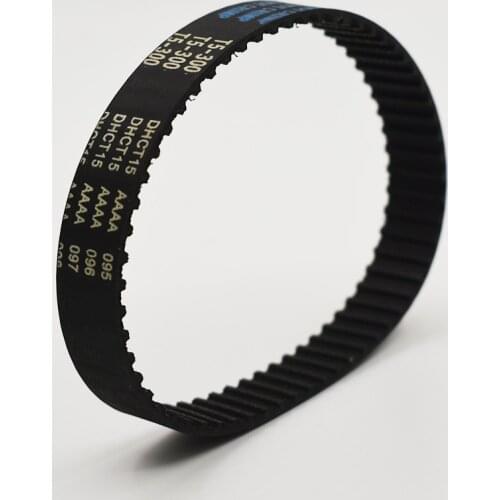 Rubber T5 Trapezoid Closed Loop Timing Belt 305/310/320/325/330/340/345/350/355/360/365mm Length 10-50mm Width for T5 Pulley