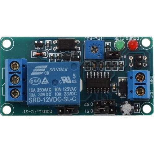 SRD-12VDC-SL-C NC timer with 12V DC timing control CNIM Hot
