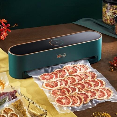 Bear 220V Vacuum Sealing Machine Small Household 120W Food Packaging Machine 50-70kPa Automatic Vacuum Sealing Machine