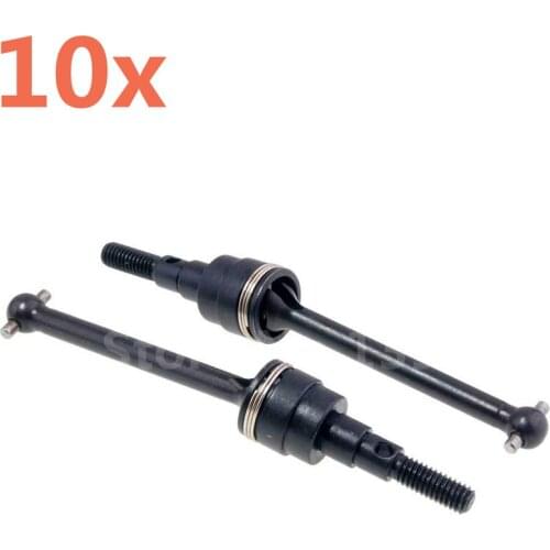 10pcs RC Part Metal Universal Driven Dogbone Drive Shaft CC01 For 1/10 Scale Models TAMIYA CVD OP RC Car Remote Control Car