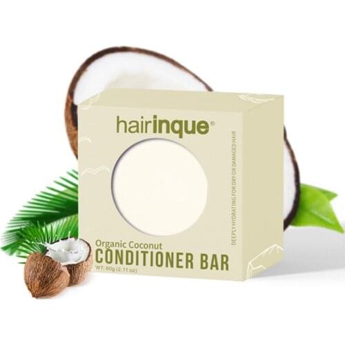 11.11 HAIRINQUE Organic 4 different fragrances handmade hair conditioner bar solid conditioner portable for traveling hair care