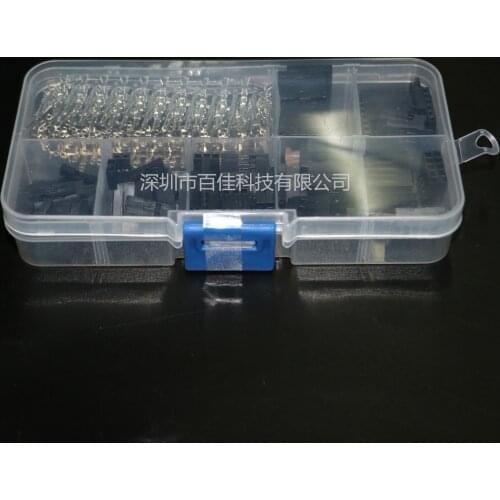 310Pcs 2.54 mm dupont jump thread connector enclosure with a male female terminal suite