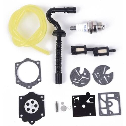 6pcs/Set Carburetor Chainsaw Replaces For Stihl 015 015AV 015L Fuel Filter Hose