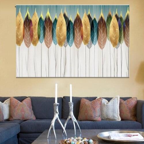 Abstract Posters And Prints Canvas Paintings Retro Rich Tree Leaf Pictures Wall Art For Living Room Decor