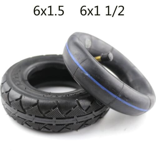 Free shipping 6X1.5 6x1 1/2 tires 6 Inch Scooter tyre and Inner Tube Set Electric Scooter Wheel Chair Truck tyre