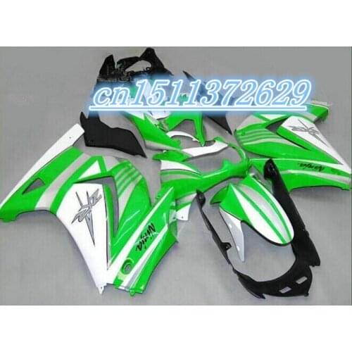 For Kawasaki Ninja 250 250r EX250R ZX250R 2008-2012 08 09 10 11 12 Fairing kit bodywork ABS Motorbike Injection molding green