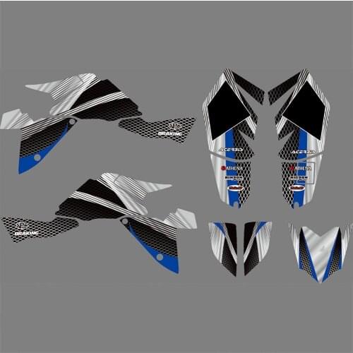For Suzuki 400 LTZ 2012-2009 ATV Free custom numbers names Graphics Decals 3M STICKERS Kit for Suzuki LTZ400 2009 2010 2011 2012