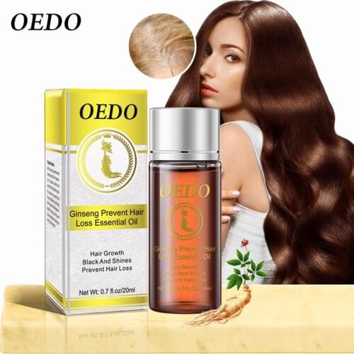20ML Ginseng Hair Growth Essence Preventing Hair Loss Liquid Damage Hair Repair Treatment Dense Fast Restoration Hair Growth