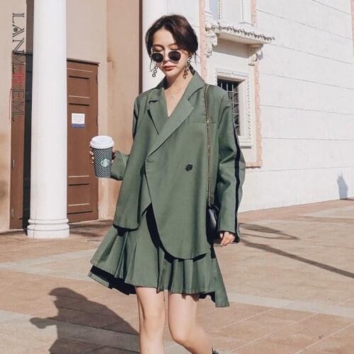 LANMREM Small New Style Fried Street Leisure Fashion Two Piece Suit Casual Womens Summer 2021 New Arrival
